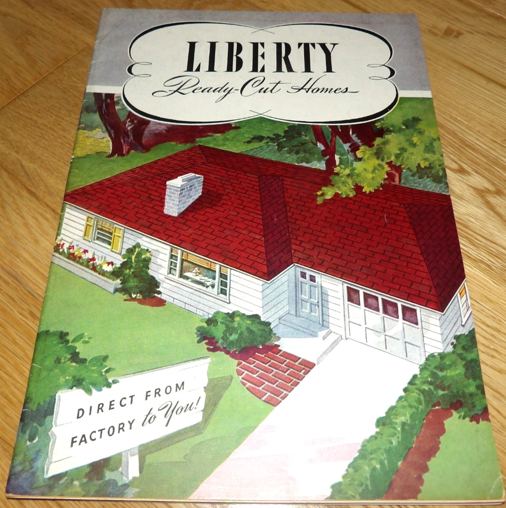 MCM 1940s Mid-Century Homes Designs Catalog Liberty House Plans/Order Forms/+