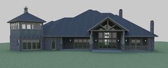 ARCHITECT DESIGNED RANCH HOUSE PLAN, 4,950 S.F!, 4BR, 3.5BA, MASTER SUITE, 2-CAR