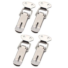 Rust Resistant Stainless Steel Spring Loaded Clamps Set of 4 Toggle Latches