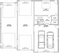 56×50 Apartment – 2-RV – 3 Br 2.5 Ba – PDF FloorPlan – 1,703 sqft – Model 1A