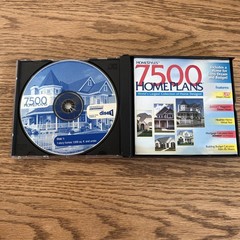 VINTAGE HomeStyles 7500 Home Plans Design Software (PC, 1999) 4-Disc CD-ROM Set