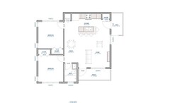 Triple Car / 3 Car Garage Plan / Blueprints With Livable Space Above – 33 x 30
