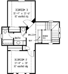 Modern Farmhouse House Plan 3 Bedroom & 2 Bathroom