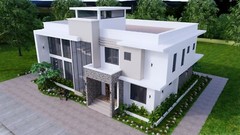 49×33 Feet House Design Plan 15×10 Meter 4 Beds PDF Full Plan (A4 Hard Copy)