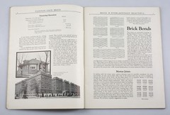 Vintage Beauty in Brick Home House Plans Catalog circa 1920s Clinton Face Brick