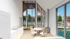 Black House 2 Bed, Bathroom, Terrace&Mansard Roof CAD Blueprints Metric/Imperial
