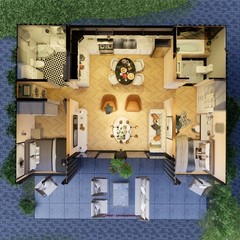 Container house plans – 2 bedrooms – 2 bathrooms – Digital PDF File
