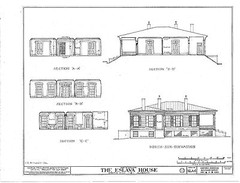 Antebellum Plantation home, elegant single story, porches, architectural plans