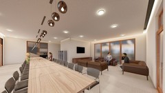 Modern Vacation Cabin House Plans 1215sqft / 112m2, Architectural plans digital