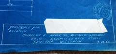 #12 Vintage 50s 1955 HOUSE BLUEPRINTS-MCM-Mid Century Modern RANCH-Floor Plan