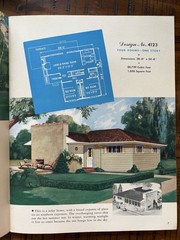 Vintage 1949 MCM Mid Century Home Designs House Plans Designs Catalog