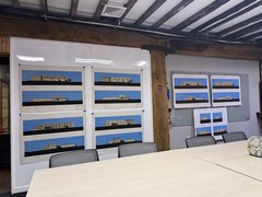 Modernist Architectural Elevation Prints Set of 7 Large 30×40 Paper Drawings