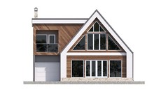 43’x29’ Cozy A-Frame Cabin, 3-Beds, 4 Baths, Garage, 1775SF PDF Download