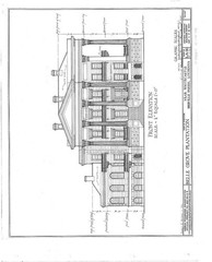 Architectural House Plans, Belle Grove Plantation of Louisiana