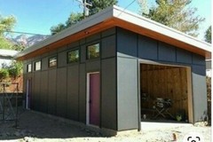 Modern Studio Garage PDF Plans Mancave Building Plan Contemporary Shed