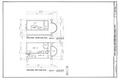 Frank Lloyd Wright’s Dana House Prairie Style home, detailed architectural plans