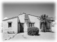 Southwestern style cottage plans, adobe home, printed architectural drawing