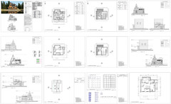 Modern A-Frame 2 Bedrooms, 2 Bathrooms Guest House Plans Architecture Plans 760S