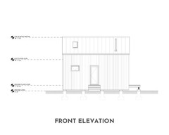 Modern Cabin House, 12’ x 20’, 240 Sq Ft, Tiny House, Architectural Plans