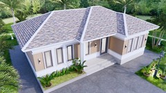 40×26 Feet Modern Farmhouse Designs 12×8 Meters 3 Beds 2 Baths (A4 Hard Copy)