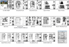 29’x44’ 3 Bed, 3 Bath Premium Barnhouse Architectural Build Plans PDF.