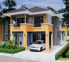 20×31 Feet Small House Plan 6×9.5 Meter 3 Beds 3 Baths Hip Roof (A4 Hard Copy)