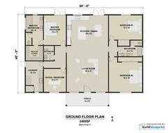 40′ x 60′ Modern House Architectural House Plans 4 Bedroom – PDF Download