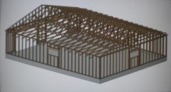 PERMIT READY 30′ X 36′ GARAGE PLAN DRAWN TO SCALE BLUEPRINTS AND MATERIALS LIST