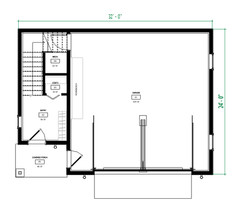2 Story Garage Apartment Plans-Detached Garage Blueprints with Living Space