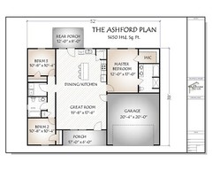 Ashford House Plan 1450 Heated Square Feet