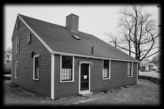John Quincy Adams House, Saltbox Colonial, architectural home plans, 3 bedrooms