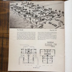 Vintage 1949 MCM Mid Century Home Hotels Apartment Plans Designs Catalog