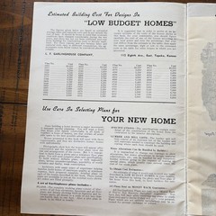 Vintage 50s MCM Mid Century Home Designs House Plans Low Budget Homes Catalog