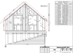 Construction Drawings/ DESIGN / PLANS / Frame house Lauta (KD-90)