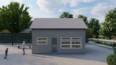 Tiny Home Building Plans Small House – 24′ x 22′ – 528sqft Main Floor + 302sqft