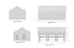 22’X36′- 36’X22′ GARAGE PLANS GABLE ROOF GARAGE PLANS 20-2236-GBL-6-8