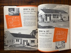 Vintage Mid Century MCM 69 Beautiful Homes Of Wood House Plans Book Catalog