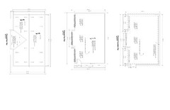 22’X36′- 36’X22′ GARAGE PLANS GABLE ROOF GARAGE PLANS 20-2236-GBL-6-8