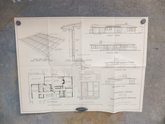 VTG 1950s Sentimental Modern H Roy Kelley Good Housekeeping House Floor Plan MCM