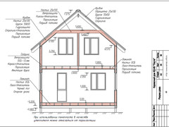 Construction Drawings/ DESIGN / PLANS / Frame house Lauta (KD-90)