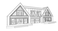 86’x29’ 6 Beds, 8 Baths Double A-Frame House Architecture Plans PDF Download.