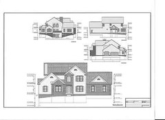 Full Set of two story 4 bedroom house plans 3,519 sq ft
