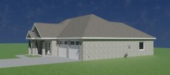 2120 sq.ft., 4 Bedroom, 3 Bath, 2-car garage – Craftsman Home / House Plan