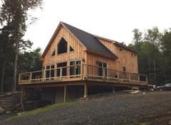 24×34 Cabin w/Full Basement Plans Package, Blueprints, Material List
