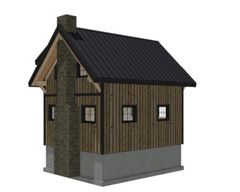 18′ x 24′ Gravel Run Cabin Timber Frame Plan Set