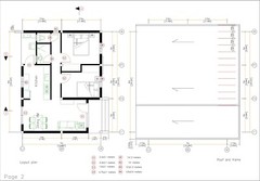 Small House Plan 30×23 Feet 9×7 Meter 2 Beds 1 Bath Hip Roof PDF (A4 Hard Copy)