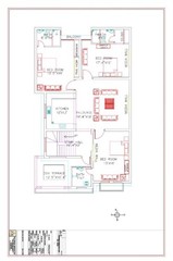 SPANISH House Plan, House front Elevation, Complete Architectural Dwg Set, Cad