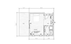 Modern ADU Cabin Plans 20×19 – Yosemite Guest House – Tiny Home Blueprints