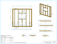 Easy To Build A Frame Cabin Plans, Changeable & Expandable, Hard Copy