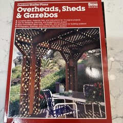 Lot of 3 Vintage DIY Gazebo Patio Hot Tub Plan Design Build Books 1990s Sunset